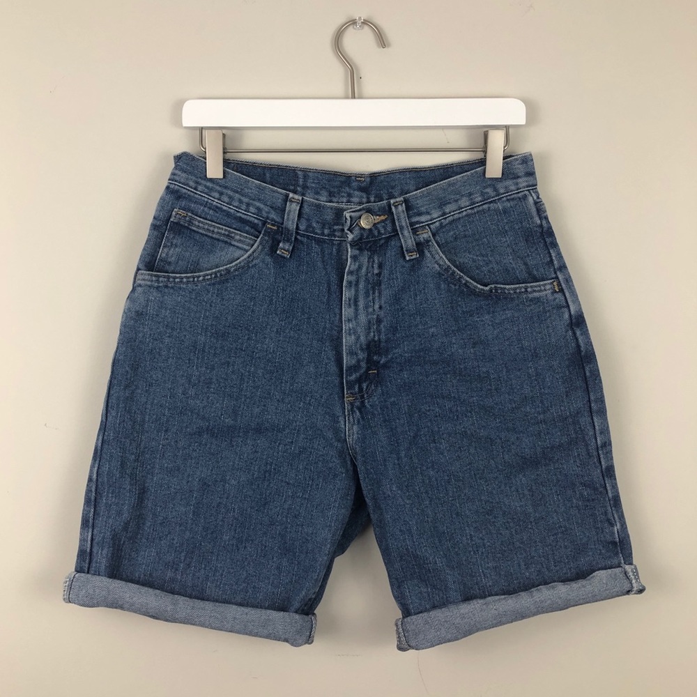 Wrangler Denim Jean Shorts Medium Wash